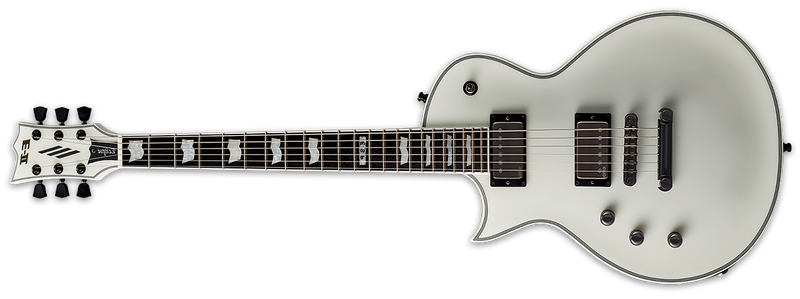 ESP E-II Eclipse Left Hand Guitar | Snow White Satin
