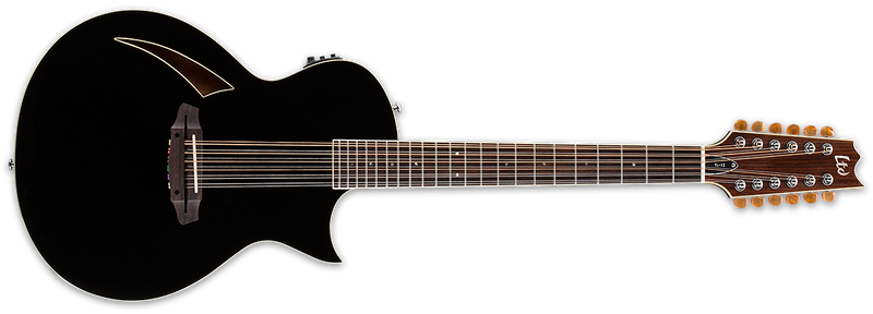 ESP LTD TL-12 Acoustic Electric Guitar | Black