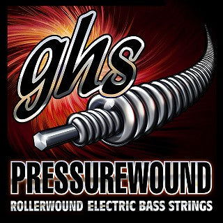 GHS Strings Pressurewound Rollerwound Electric Bass Strings | 44-106