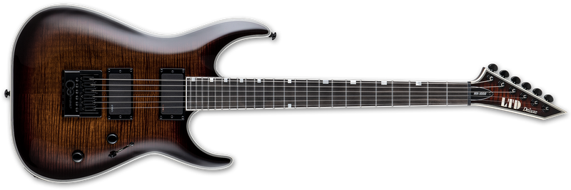 ESP LTD MH-1000 Evertune Electric Guitar | Dark Brown Sunburst