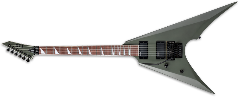 ESP LTD Arrow-200 Left Hand Guitar | Military Green Satin