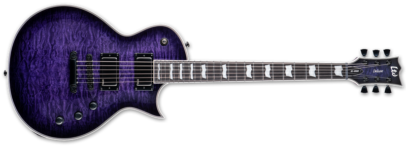 ESP LTD EC-1000 Electric Guitar | See Thru Purple Sunburst