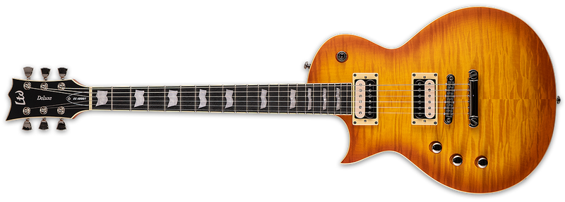 ESP LTD EC-1000T Left Hand Guitar | Honey Burst Satin