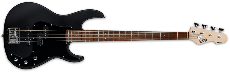 ESP LTD AP-204 Bass Guitar | Black Satin