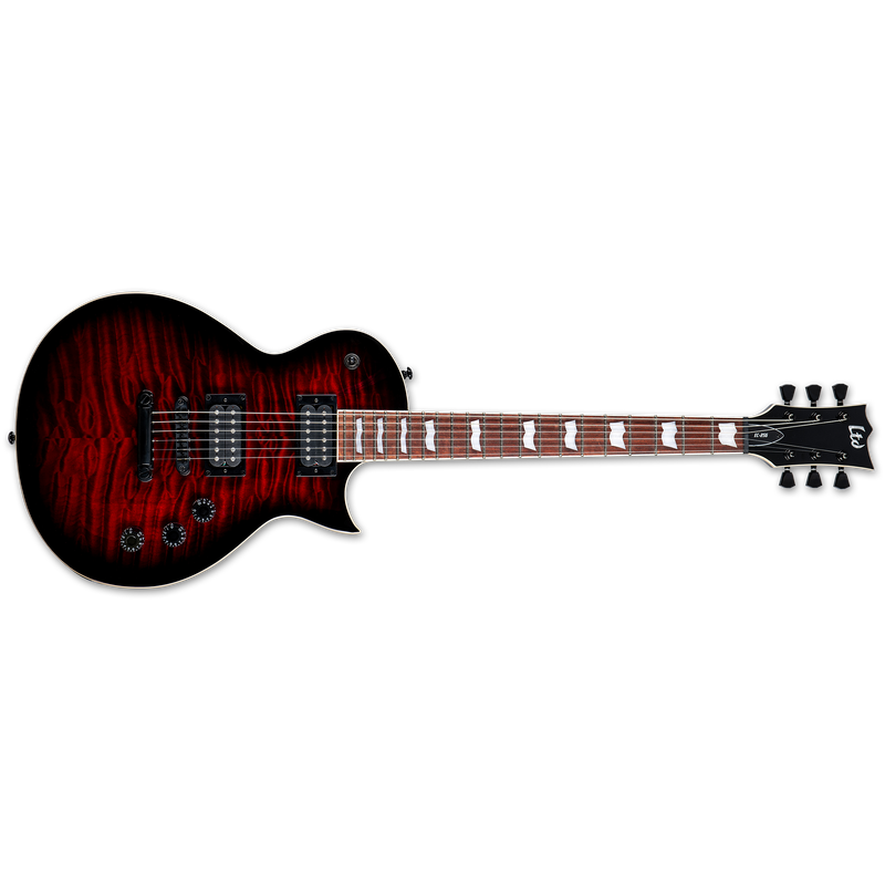 ESP LTD EC-256QM Electric Guitar | See Thru Black Cherry