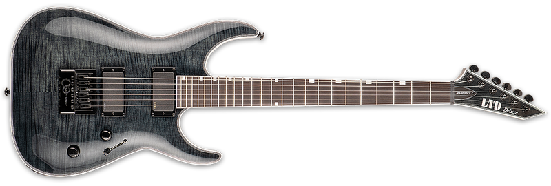 ESP LTD MH-1000 Evertune Electric Guitar | See Thru Black