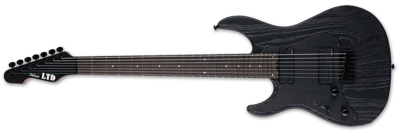 ESP LTD SN-1007HT Baritone Left Hand Guitar | Black Blast