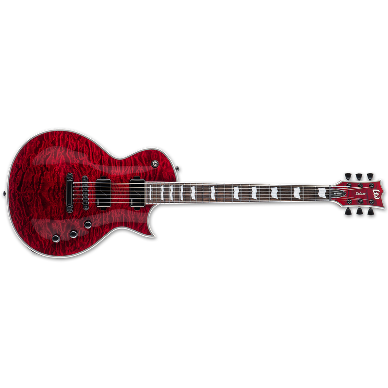 ESP LTD EC-1000 QM Electric Guitar | See Thru Black Cherry