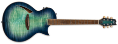 ESP LTD TL-6 Acoustic Electric Guitar | Aqua Marine Burst