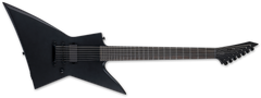 ESP LTD EX-7 Baritone Black Metal | Black Satin