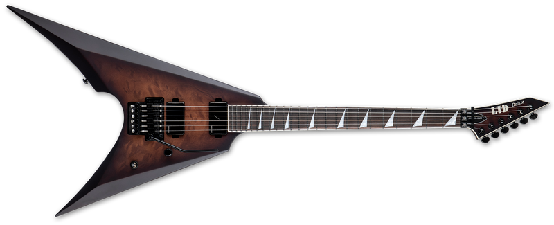 ESP LTD Arrow-1000 Electric Guitar | Dark Brown Sunburst Satin