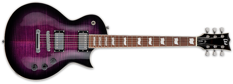 ESP LTD EC-256FM Electric Guitar | See Thru Purple Sunburst