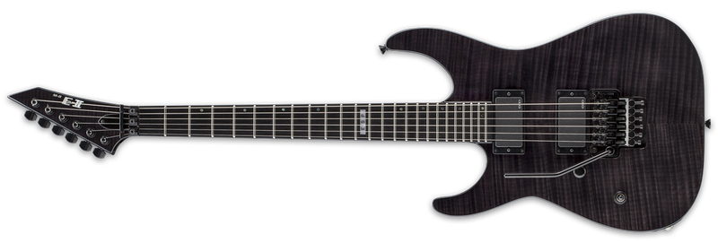ESP E-II M-II Left Hand Electric Guitar | See Thru Black