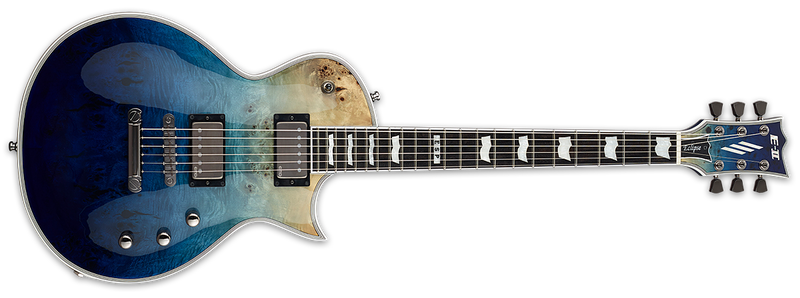 ESP E-II Eclipse Electric Guitar | Blue Natural Fade