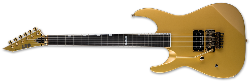ESP LTD M-1 Custom '87 Left Hand Guitar | Metallic Gold