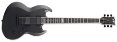 ESP E-II Viper Baritone Electric Guitar | Charcoal Metallic Satin