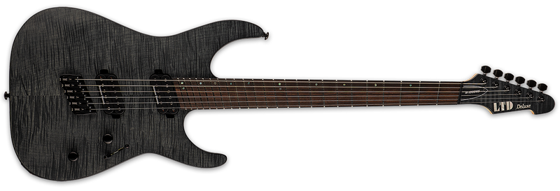 ESP LTD M-1000 Multi Scale Guitar | See Thru Black Satin