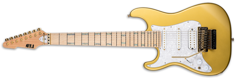 ESP LTD JRV-8FR Left Hand Guitar | Metallic Gold