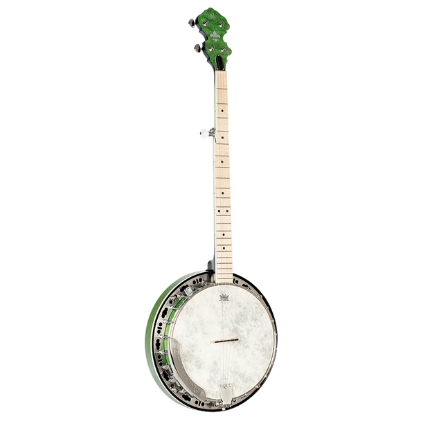 Ortega Falcon Series Banjo | Transparent Green