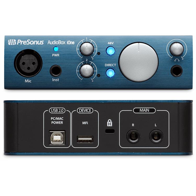 PreSonus® AudioBox® iOne USB Recording Interface