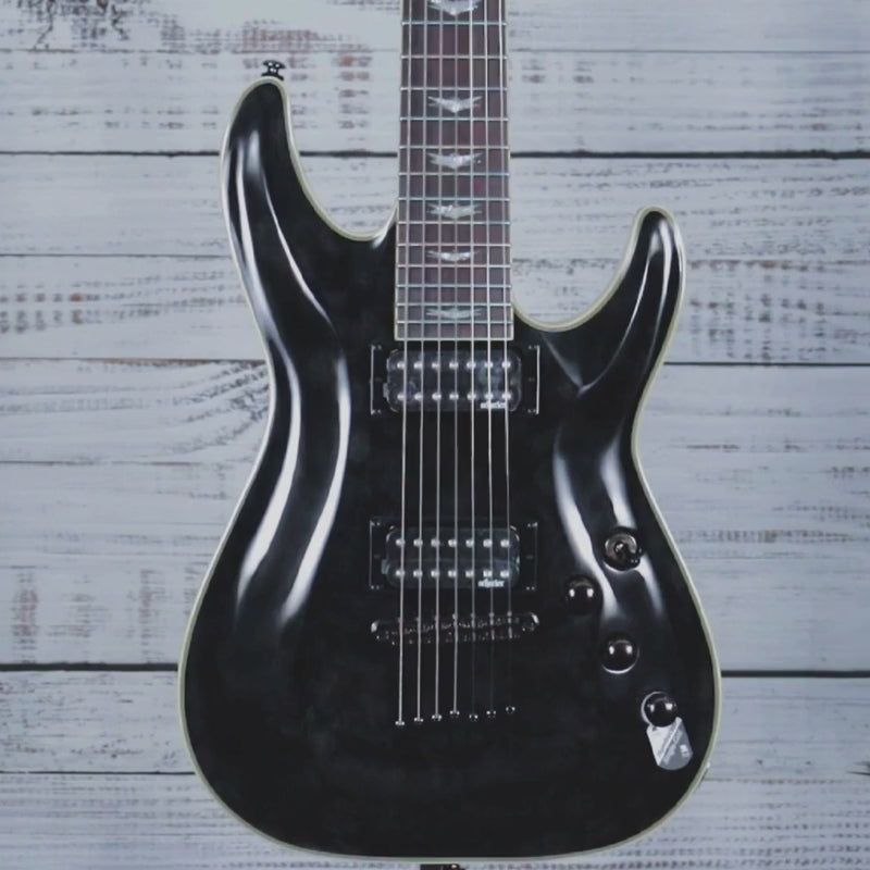 Schecter Omen Extreme-7 | See-Thru Black | Shop Yandas Music
