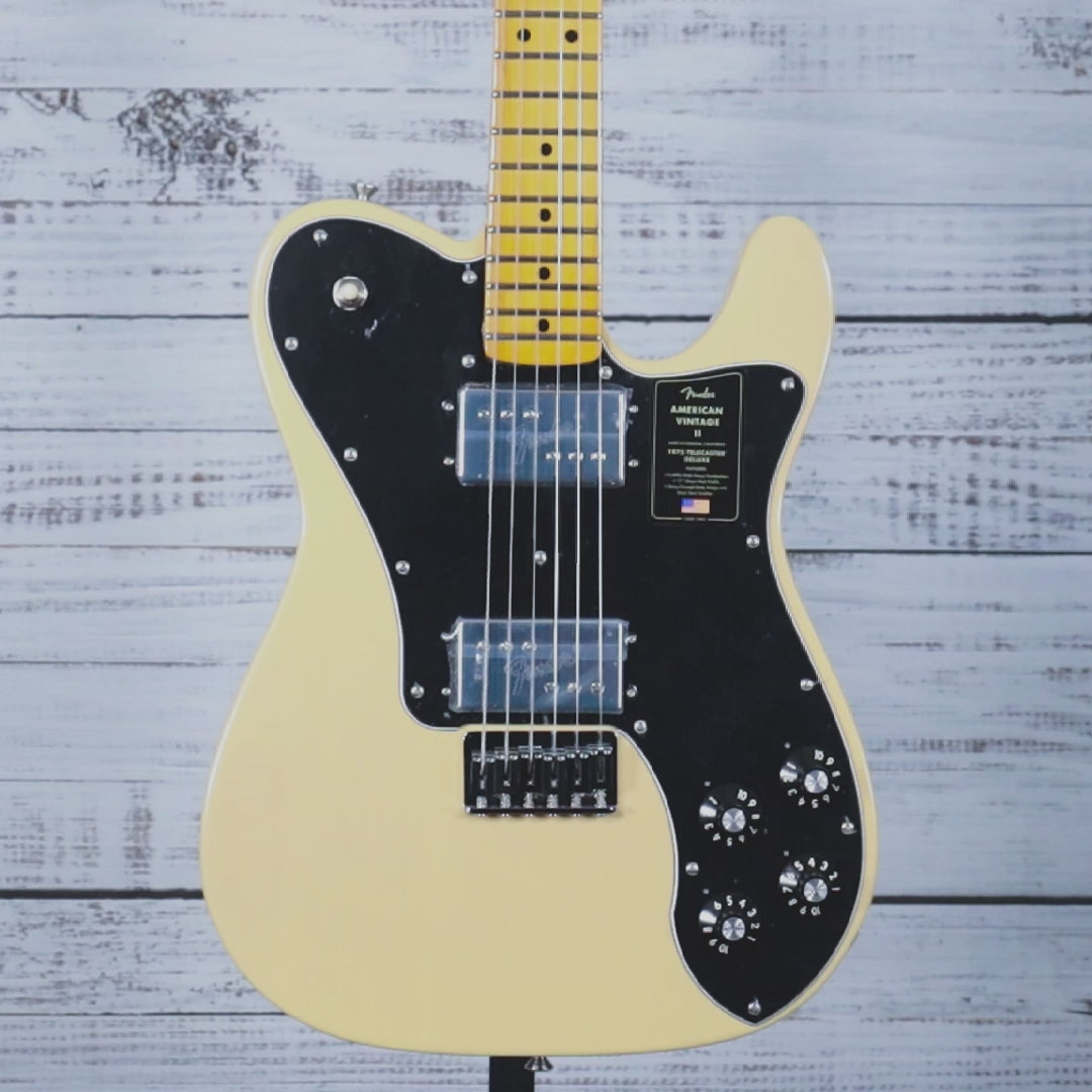 Fender American Vintage II 1975 Telecaster Deluxe | Vintage Blonde (IN