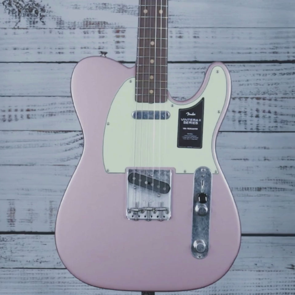 Fender Vintera II Road Worn 60s Tele | Burgundy Mist Metallic | Yandas