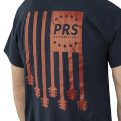 PRS Short Sleeve Flag T-Shirt Blue | Large