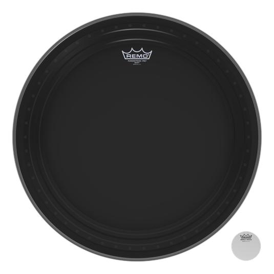 Remo Powerstrok Pro Ebony Bass Drumhead | 20