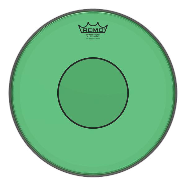 Remo Powerstroke 77 Colortone Green Drumhead | 14"