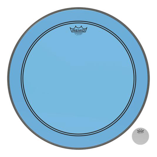 Remo Powerstroke P3 Colortone Blue Bass Drumhead | 20"