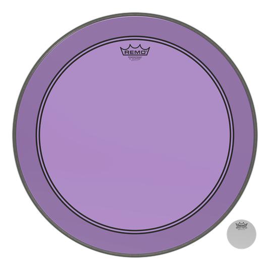 Remo Powerstroke P3 Colortone Purple Bass Drumhead | 20"