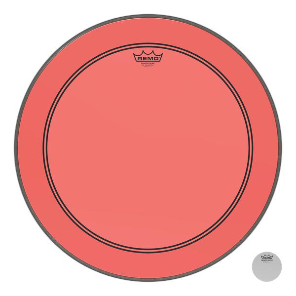 Remo Powerstroke P3 Colortone Red Bass Drumhead | 20"