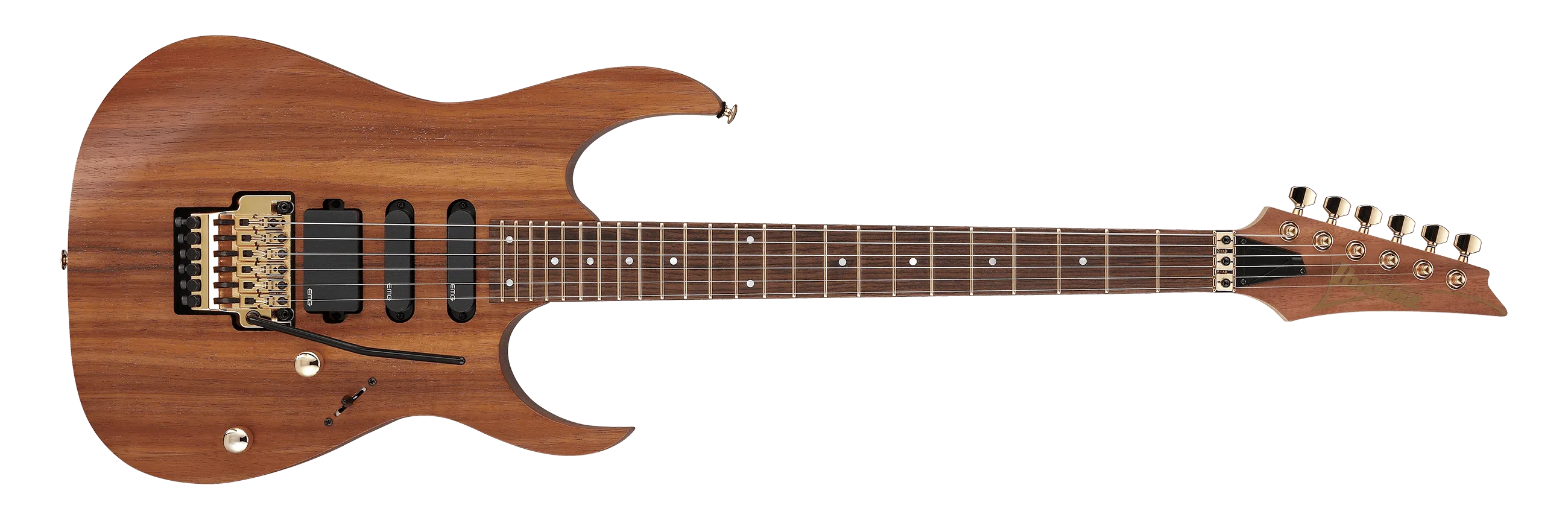 RG-Premium-6str-Electric-Guitar-w/Case---Natural-Flat