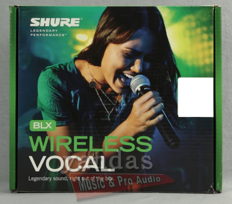 Shure BLX24/PG58 Handheld Vocal Microphone Wireless System H10