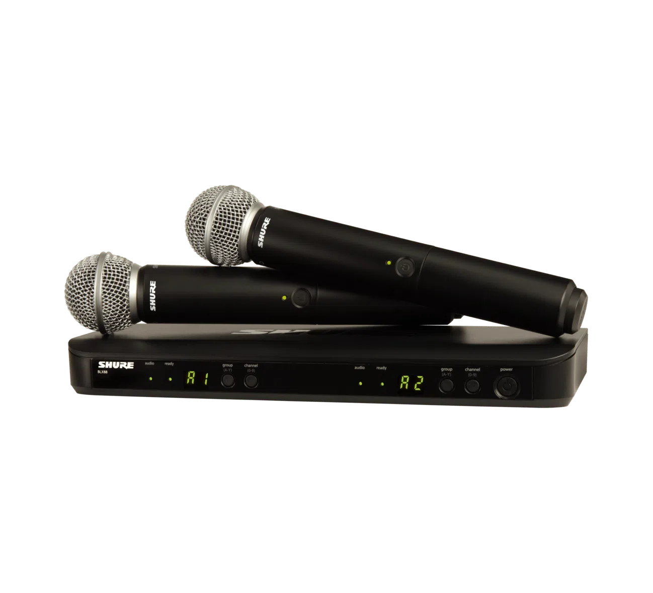 Shure Dual Channel Wireless Handheld Microphone System | BLX288 - SM58