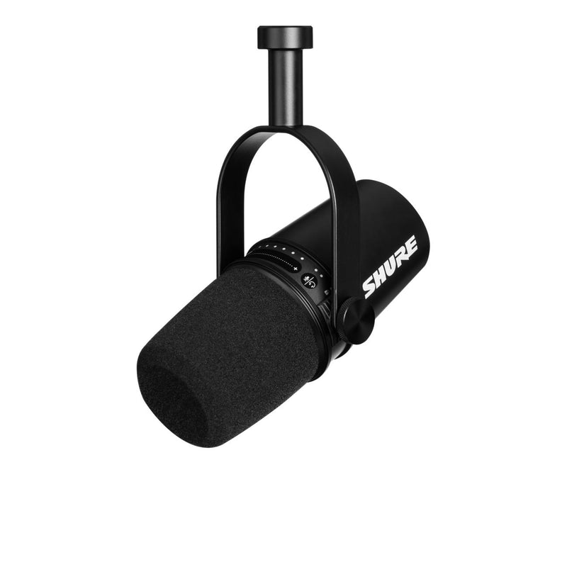 SHURE MV7 XLR / USB MICROPHONE | BLACK | MV7-K