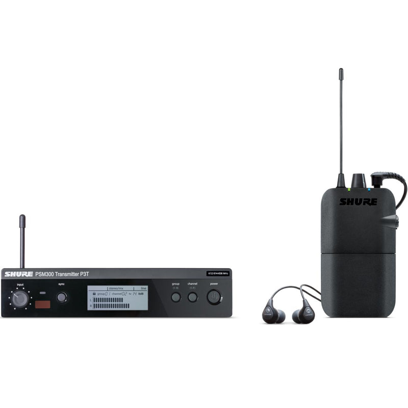 Shure PSM300 Wireless System With SE112-GR Earphones