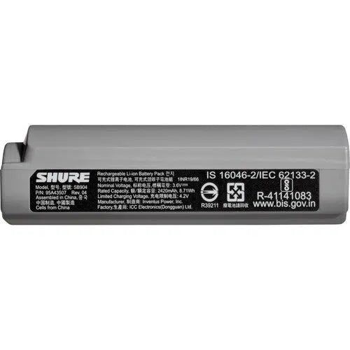 Shure SB904 Rechargeable Lithium Ion Battery