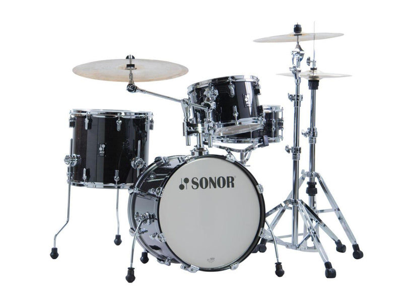 Sonor AQ2 BOP MAPLE 4-PIECE SHELL PACK | TRANSPARENT BLACK