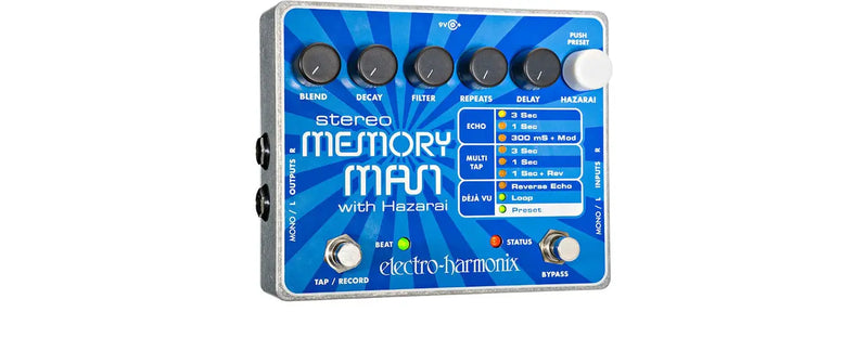 Electro Harmonix Stereo Memory Man with Hazarai Delay
