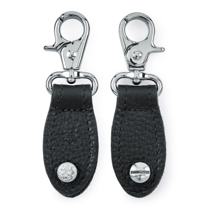 Levy's Handbag Guitar Strap Converters | Black & Chrome