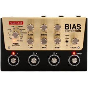 Positive Grid BIAS Tone Match Distortion Pedal - 4 Button