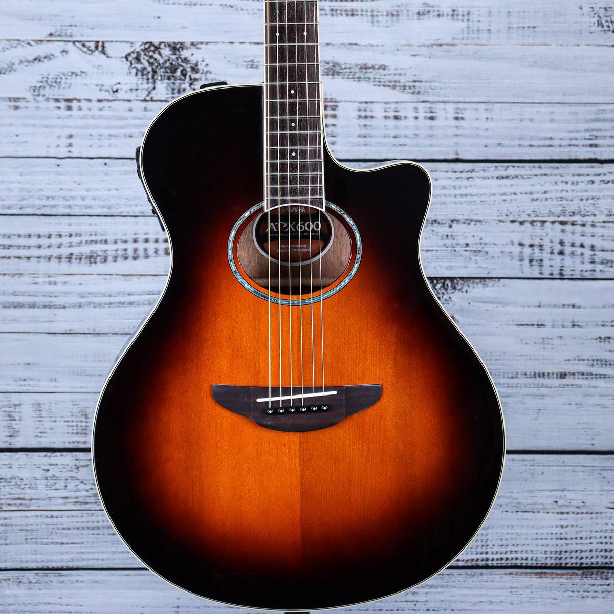 Yamaha APX600 Acoustic Guitar, Old Violin Sunburst