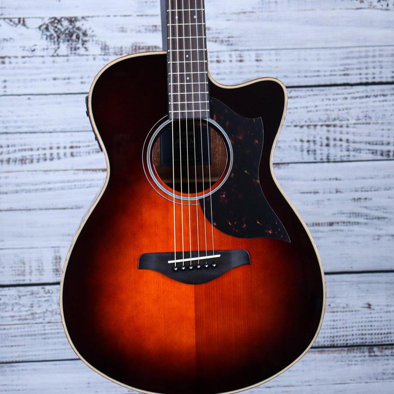 Yamaha AC1M Acoustic Electric Guitar | Mahogany | Tobacco Sunburst