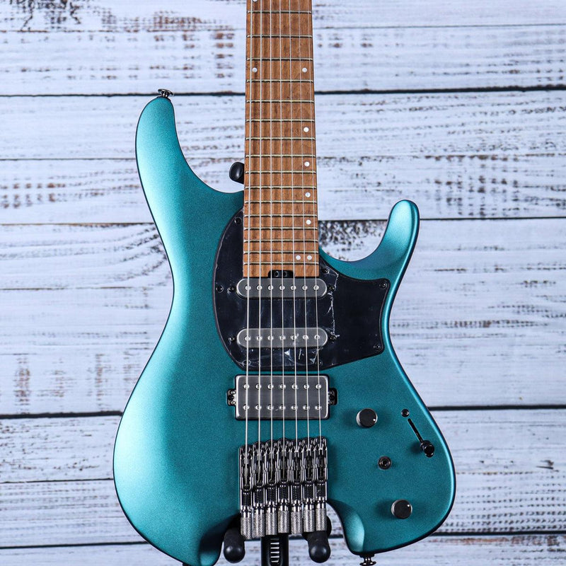 Ibanez Q547 Headless Guitar | Blue Chameleon Metallic Matte