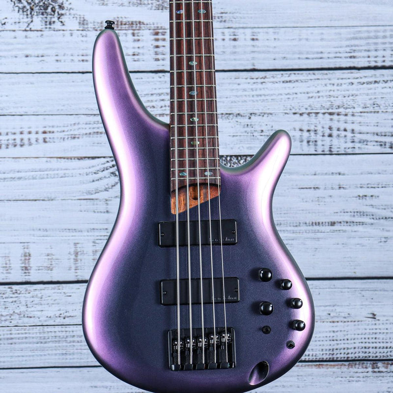 Ibanez SR505EBAB Electric Bass | Black Aurora Burst Gloss