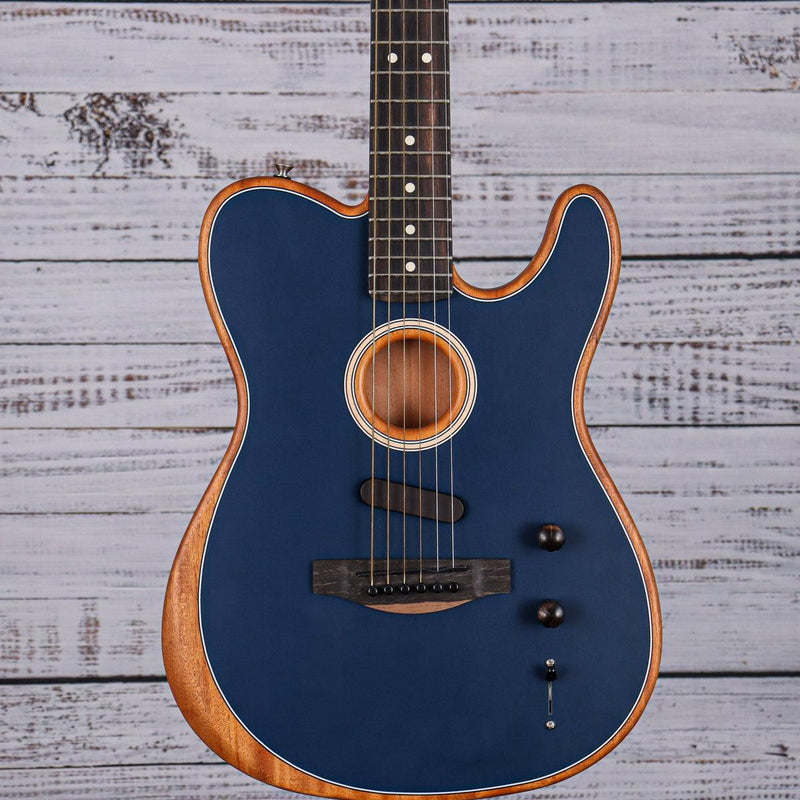 Fender American Acoustasonic Telecaster Acoustic Guitar | Steel Blue