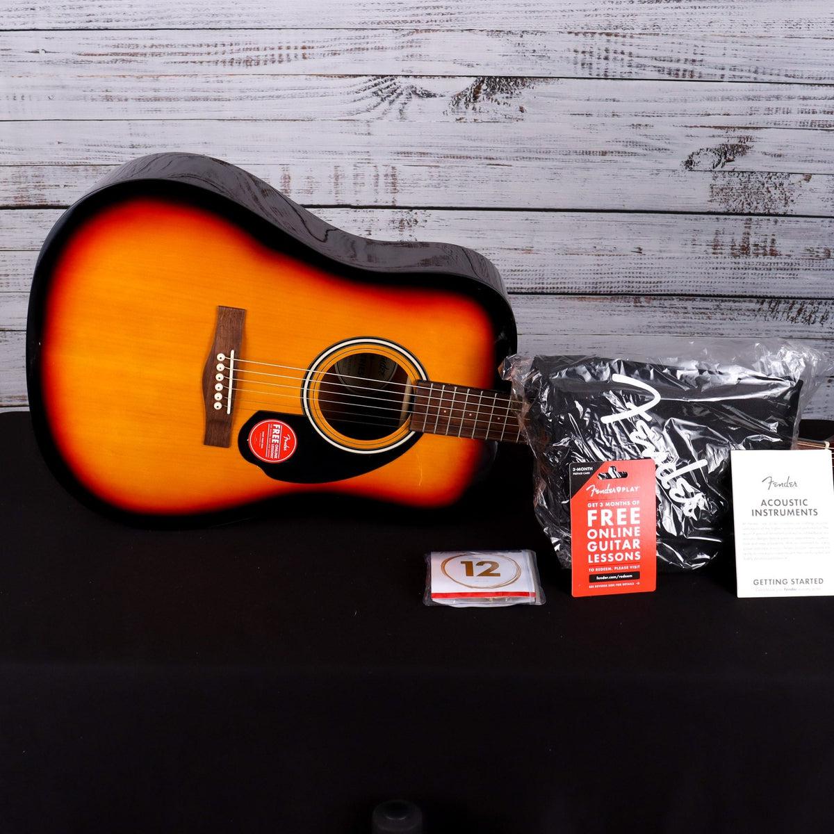 Fender  Acoustic Guitar Starter Pack | Sunburst | FA-115