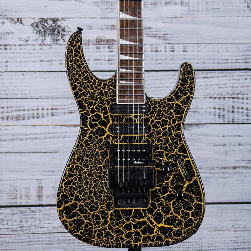 Jackson X Series Soloist SL3X DX Guitar Yellow Crackle